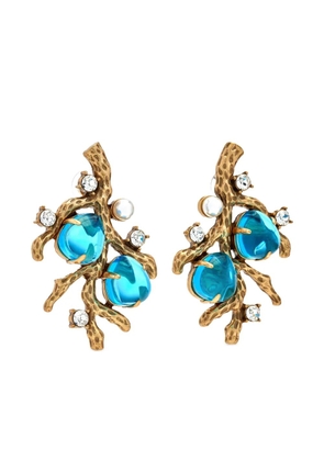 Kenneth Jay Lane Sea Branch earrings - Gold