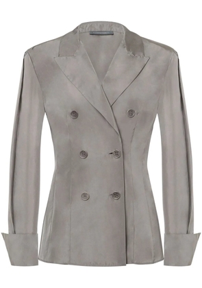 Alberta Ferretti double-breasted blazer - Grey