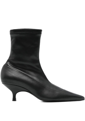 GIABORGHINI 50mm Mia pointed-toe sock boots - Black