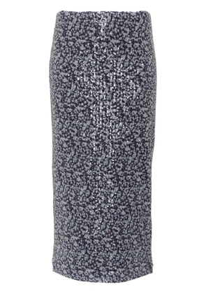 ROTATE BIRGER CHRISTENSEN midi pencil skirt - Purple