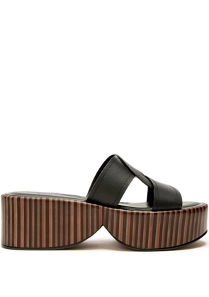 Clergerie 65mm Fodie cross-strap platform sandals - Black