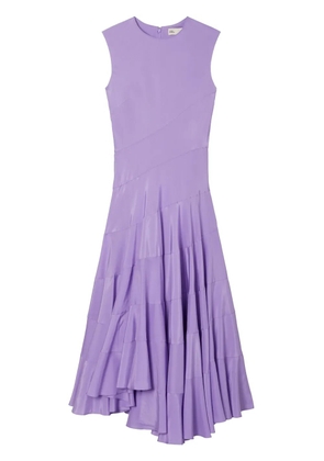 Tory Burch pleated midi dress - Purple