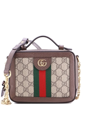 Gucci Pre-Owned Ophidia Zip Around Camera Bag GG Coated Canvas Mini shoulder bag - Brown