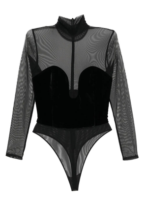 Xenia Magera All eyes on me top - Black