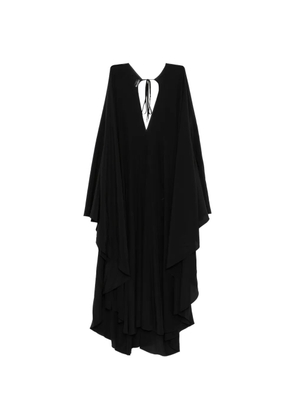 TOM FORD Asymmetric V-neck dress - Black