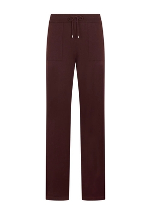 Malo drawstring pocket track pants - Red