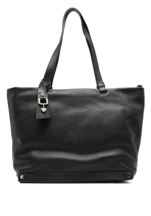 cromia leather tote bag - Black