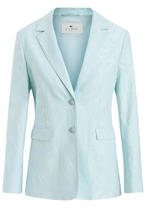 ETRO paisley-print blazer - Blue