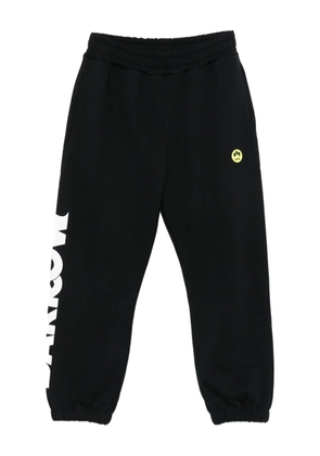 BARROW logo-print cuffed joggers - Black