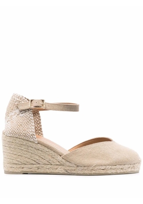 Castañer Chiarita wedge espadrilles - Neutrals