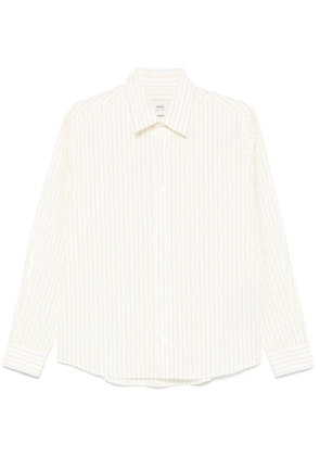AMI Paris striped shirt - Neutrals