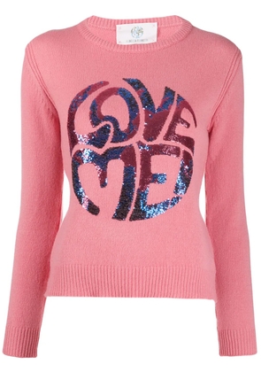 Alberta Ferretti Love Me knitted jumper - Pink