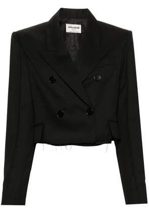 Zadig&Voltaire Vito double-breasted blazer - Black