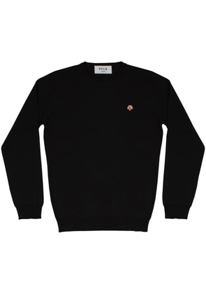 PELO FOUNDATION dog-appliqué jumper - Black