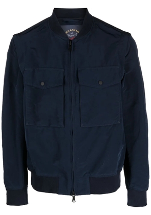 Paul & Shark flap-pocket zip-fastening bomber jacket - Blue