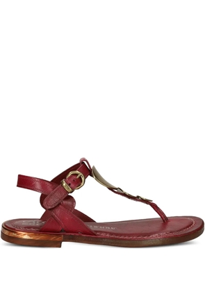 A.S.98 embellished sandals - Red