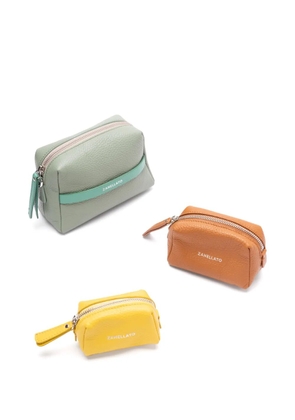 Zanellato leather make up bag - Green