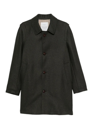 LODENFREY single-breasted felted coat - Black