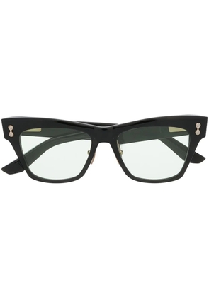 Akoni Sagitta square-frame glasses - Black