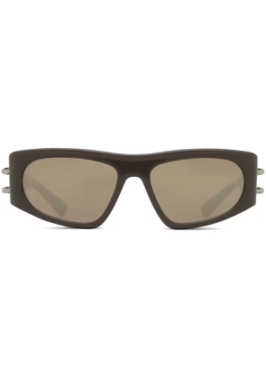 Alexander McQueen Eyewear square-frame sunglasses - Brown
