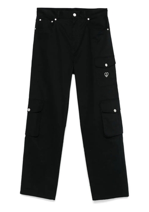 MOSCHINO JEANS gabardine-weave cargo pants - Black