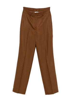Semicouture concealed-fastening trousers - Brown