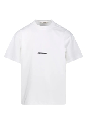 A Paper Kid logo-print T-shirt - White