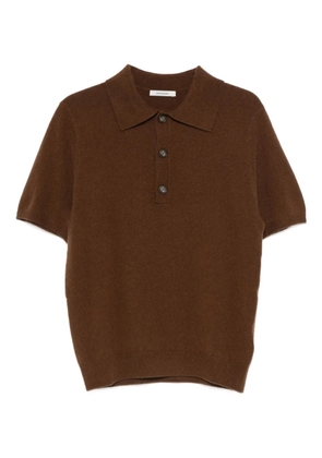 ENTIRE STUDIOS button-fastening polo shirt - Brown