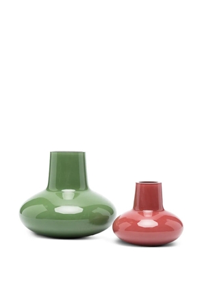 The Conran Shop glass form vase set (set of two) - Green
