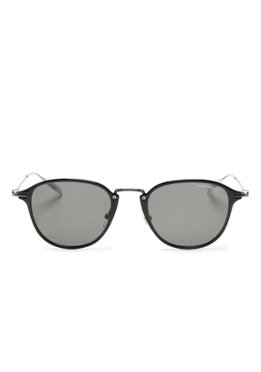 Montblanc round-frame sunglasses - Black