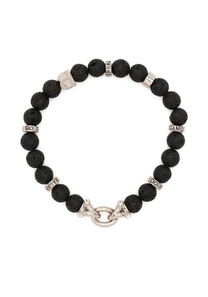 Ferragamo stone beaded bracelet - Black