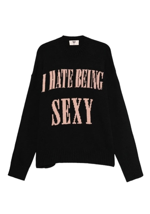 Aniye By intarsia-knit sweater - Black