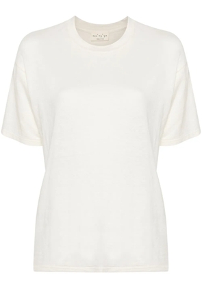 Ma'ry'ya slub-texture T-shirt - Neutrals