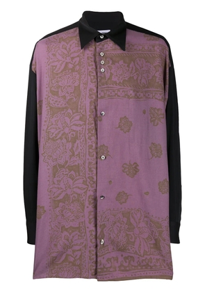 Magliano loose-fit floral-print shirt - Black