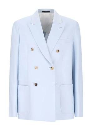 Paul Smith double-breasted button jacket - Blue