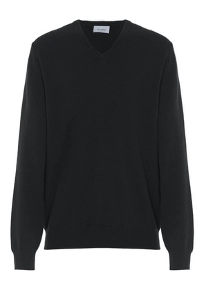 Malo V-neck cashmere sweater - Black