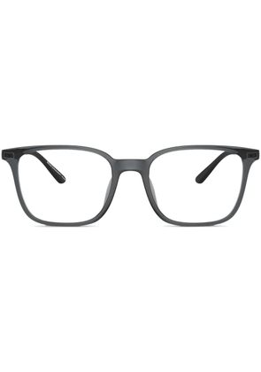 Emporio Armani square frame glasses - Black