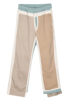 Needles patchwork design straight-leg trousers - Neutrals