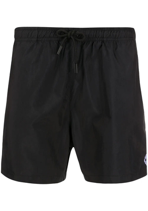 COUNTY OF MILAN embroidered logo swim shorts - Black