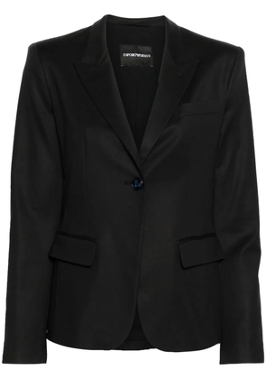 Emporio Armani single-breasted blazer - Blue