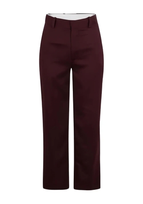 Plan C slit trousers - Red
