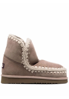 Mou shearling-lined slip-on boots - Grey