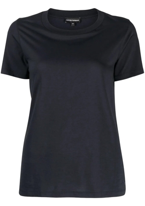 Emporio Armani round-neck cotton T-shirt - Blue