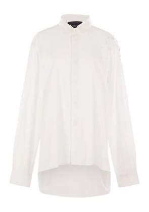 Maria Calderara embellished-detail shirt - White
