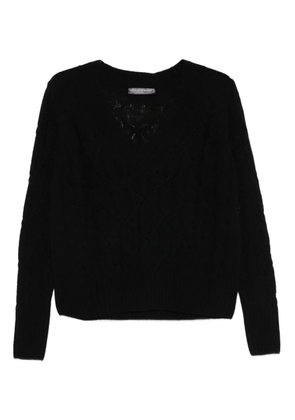 Ermanno Scervino textured sweater - Black