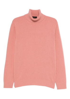 Roberto Collina turtleneck ribbed-knit sweater - Pink