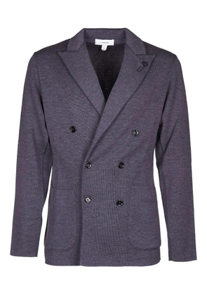 Lardini double-breasted knitted blazer - Grey