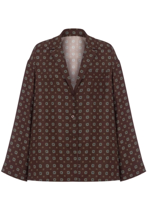 Moschino Silk Shirt - Brown