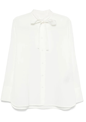 Jil Sander pussy-bow shirt - White