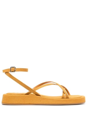 GIABORGHINI Rosie strappy flat sandals - Yellow